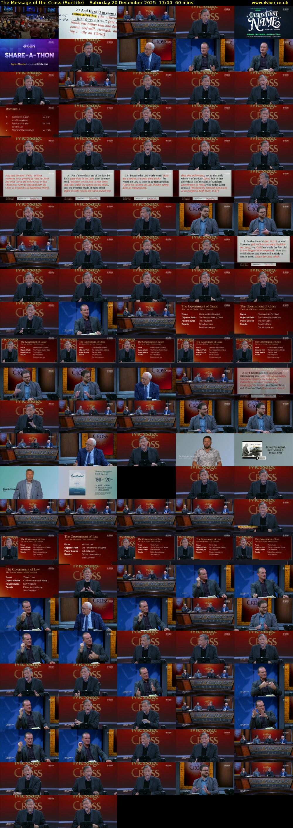 The Message of the Cross (SonLife) Saturday 20 December 2025 17:00 - 18:00