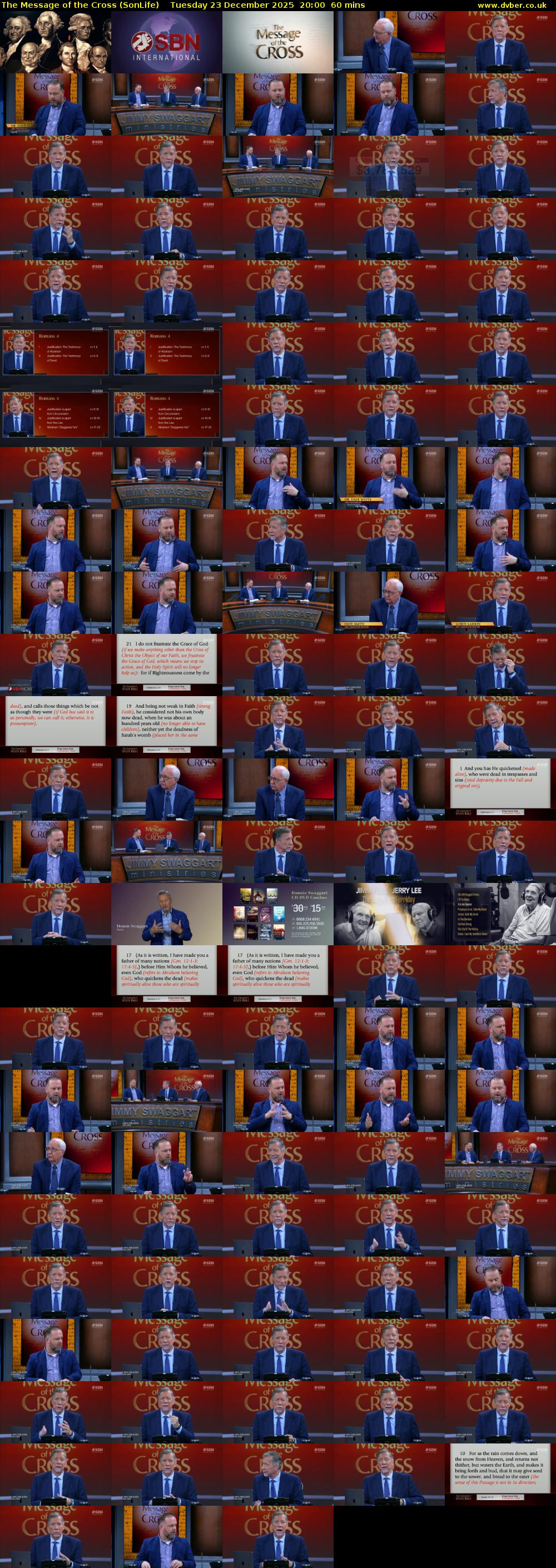 The Message of the Cross (SonLife) Tuesday 23 December 2025 20:00 - 21:00