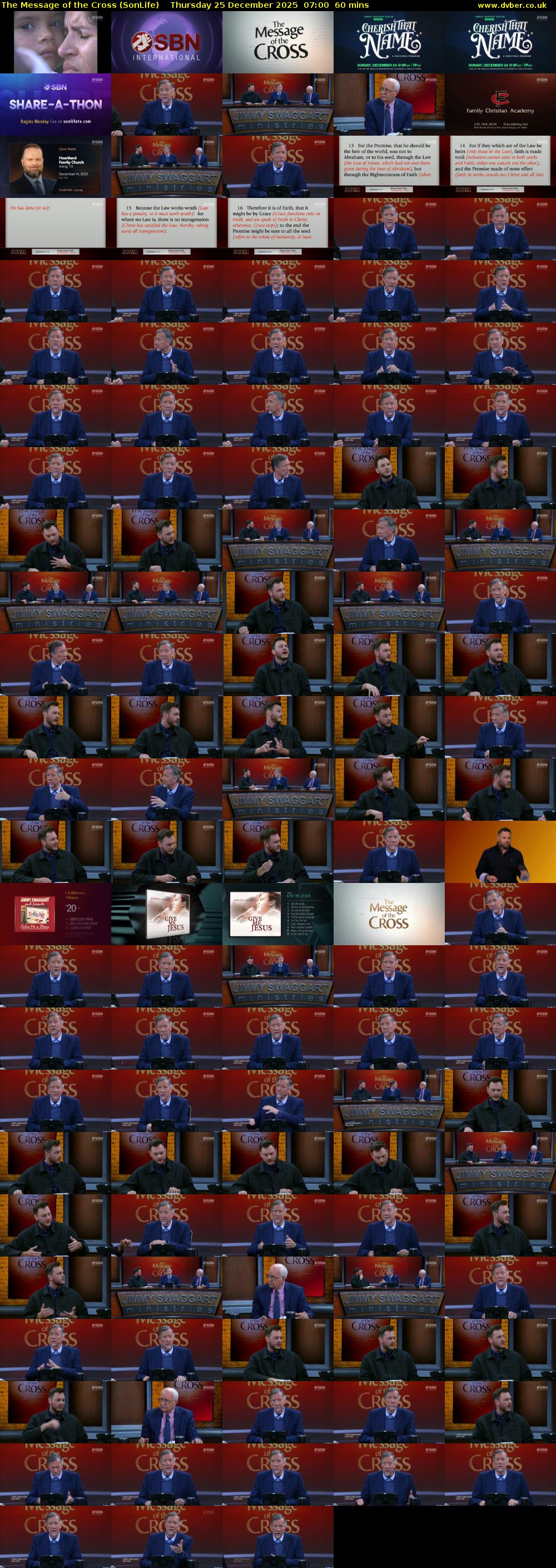 The Message of the Cross (SonLife) Thursday 25 December 2025 07:00 - 08:00