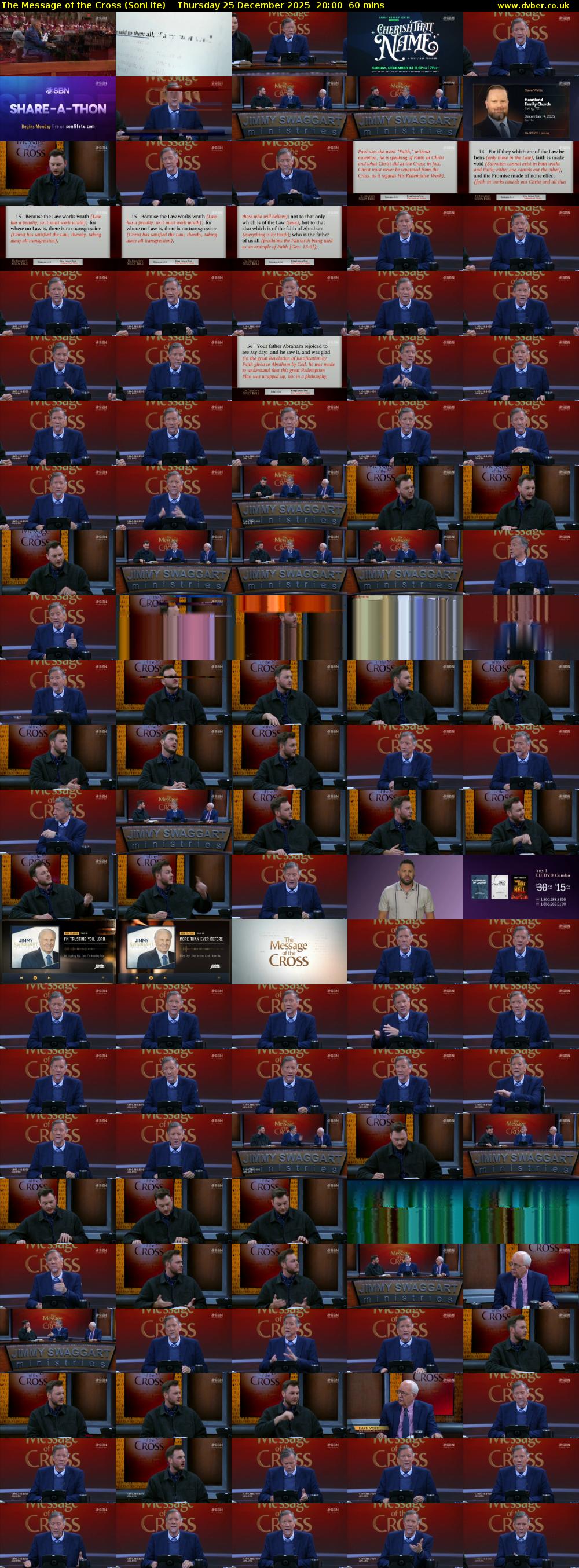 The Message of the Cross (SonLife) Thursday 25 December 2025 20:00 - 21:00