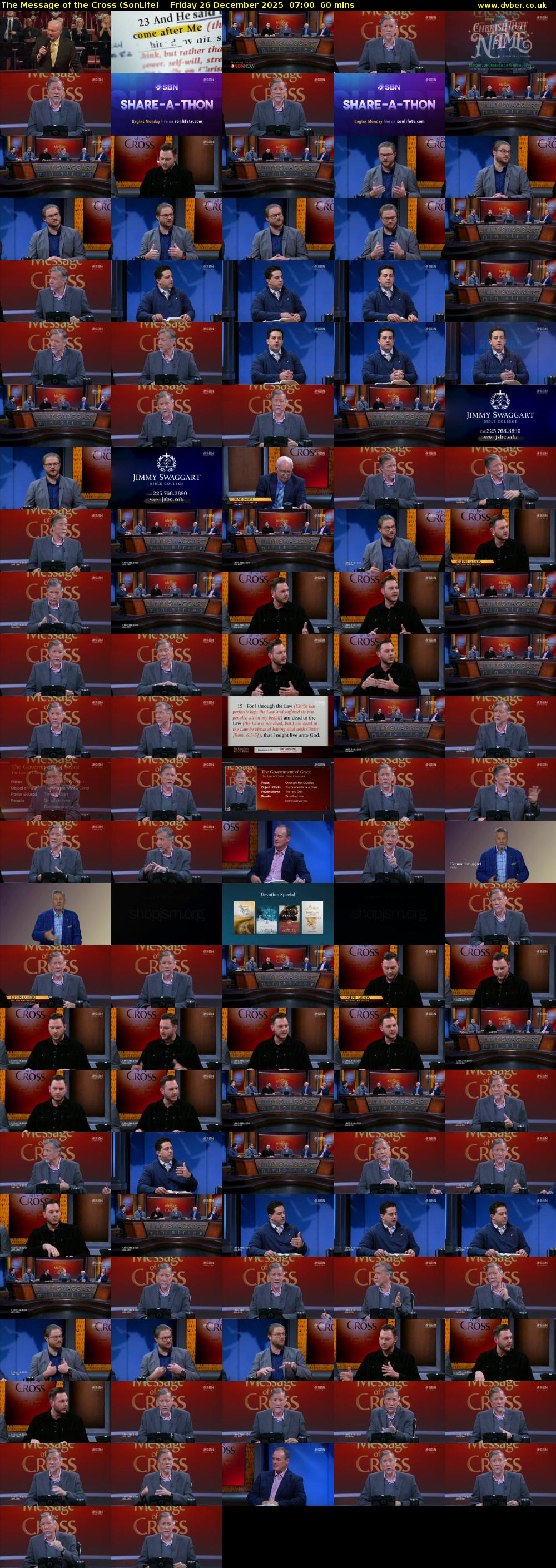 The Message of the Cross (SonLife) Friday 26 December 2025 07:00 - 08:00