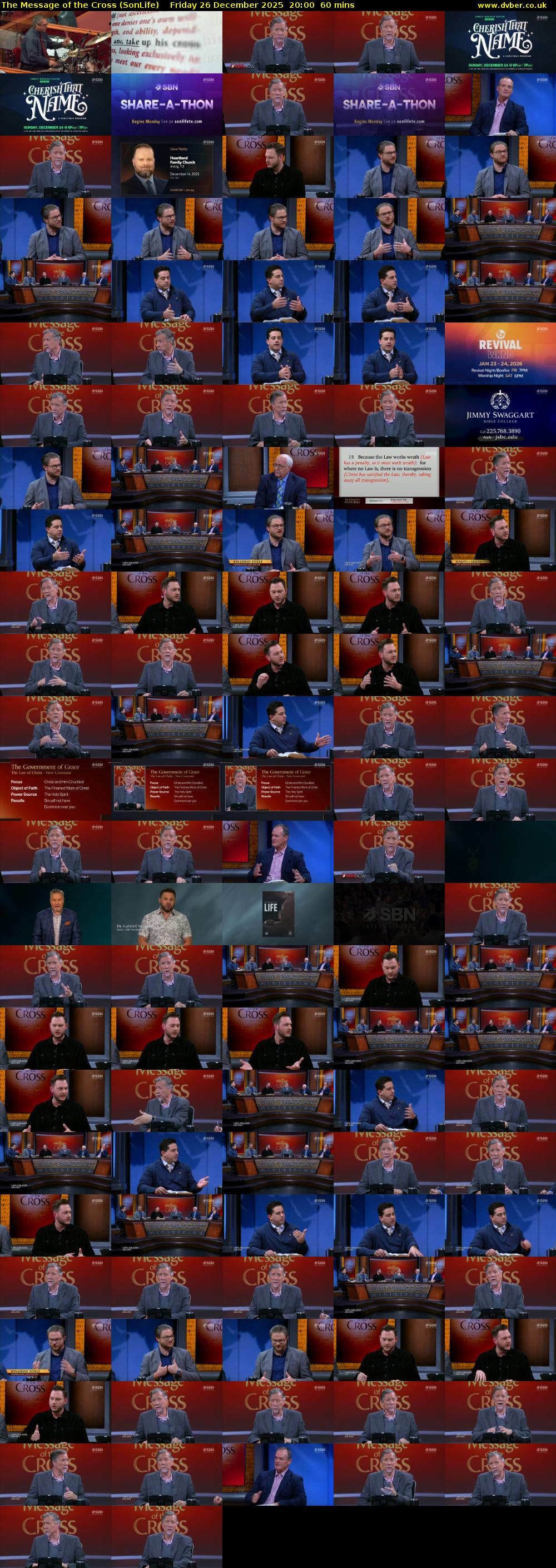 The Message of the Cross (SonLife) Friday 26 December 2025 20:00 - 21:00