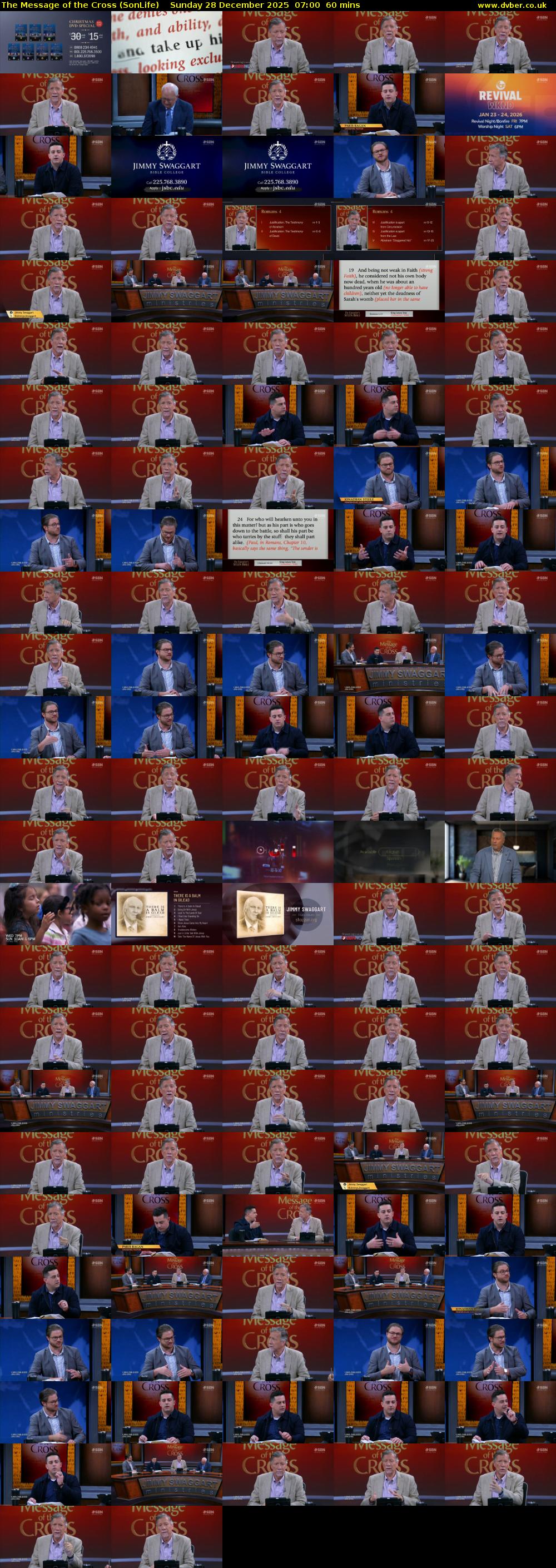 The Message of the Cross (SonLife) Sunday 28 December 2025 07:00 - 08:00