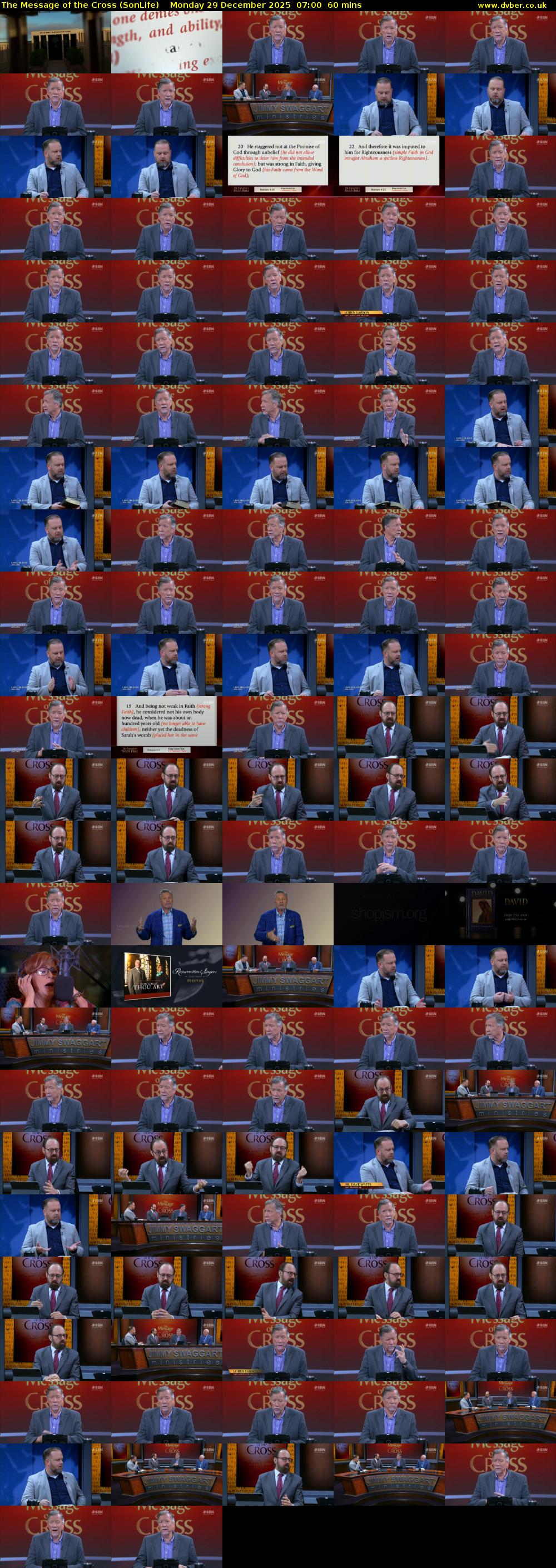 The Message of the Cross (SonLife) Monday 29 December 2025 07:00 - 08:00