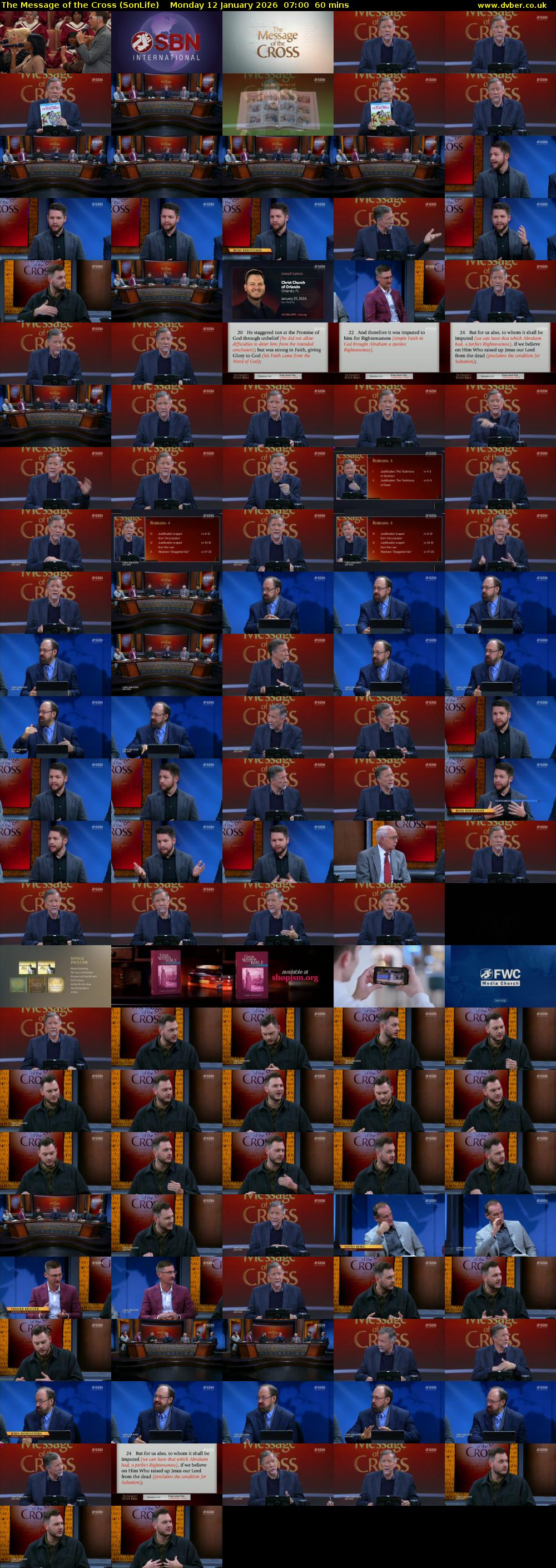 The Message of the Cross (SonLife) Monday 12 January 2026 07:00 - 08:00