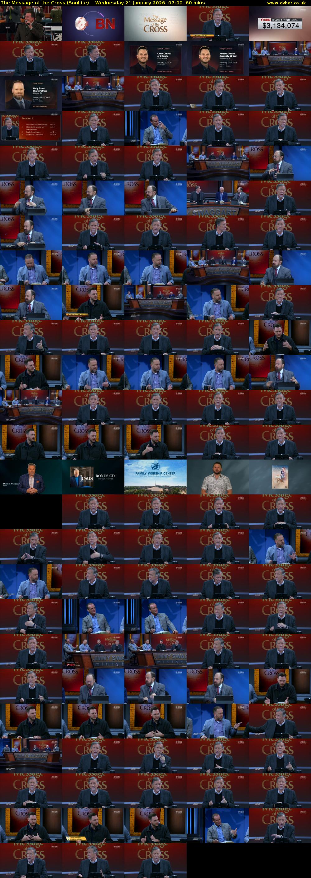 The Message of the Cross (SonLife) Wednesday 21 January 2026 07:00 - 08:00