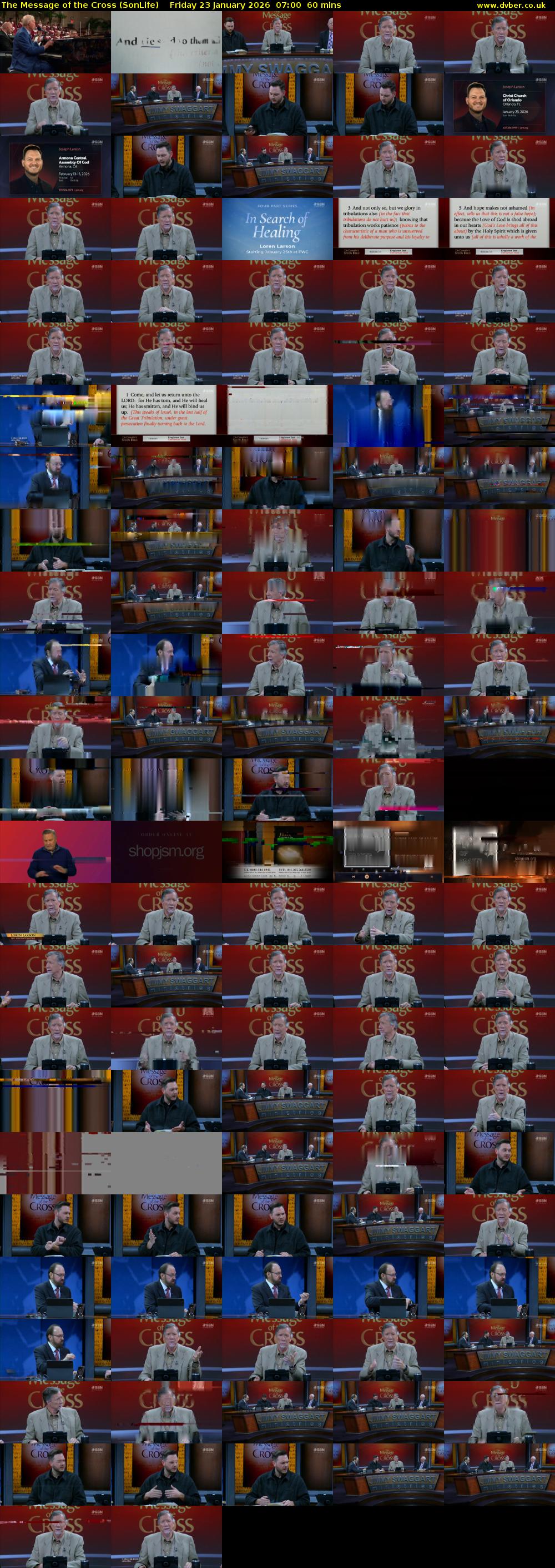 The Message of the Cross (SonLife) Friday 23 January 2026 07:00 - 08:00