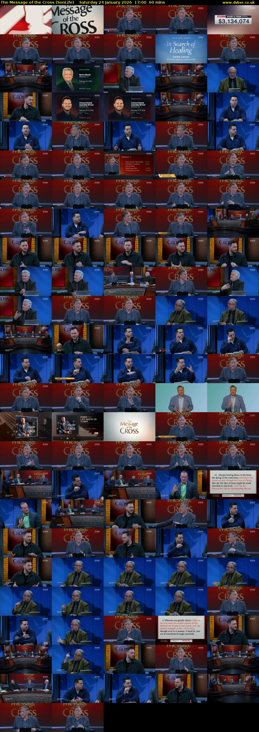 The Message of the Cross (SonLife) Saturday 24 January 2026 17:00 - 18:00