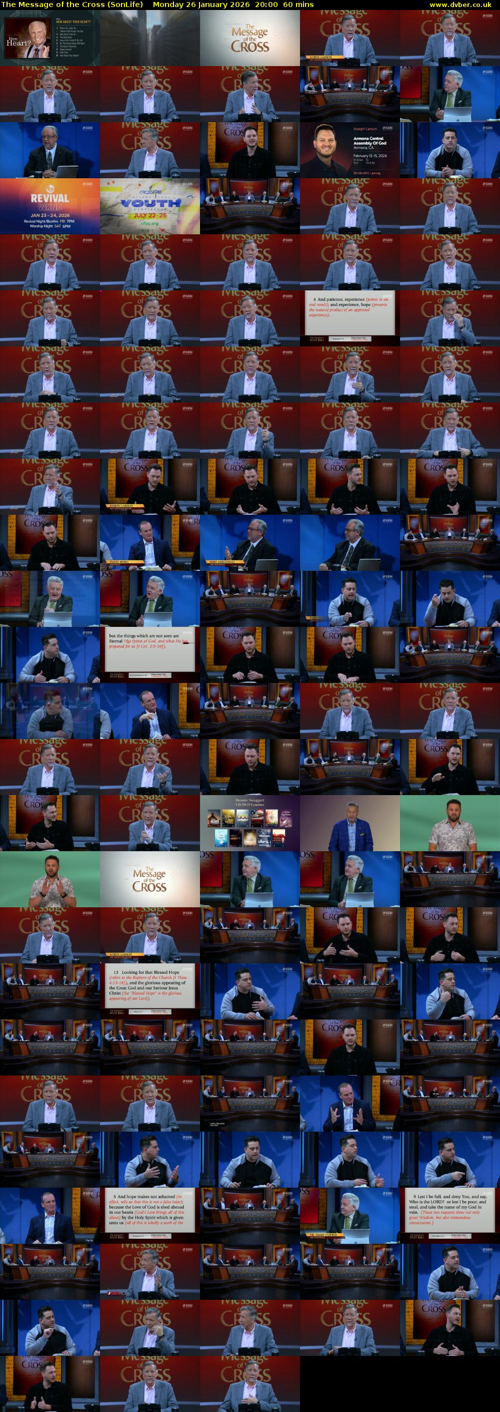 The Message of the Cross (SonLife) Monday 26 January 2026 20:00 - 21:00