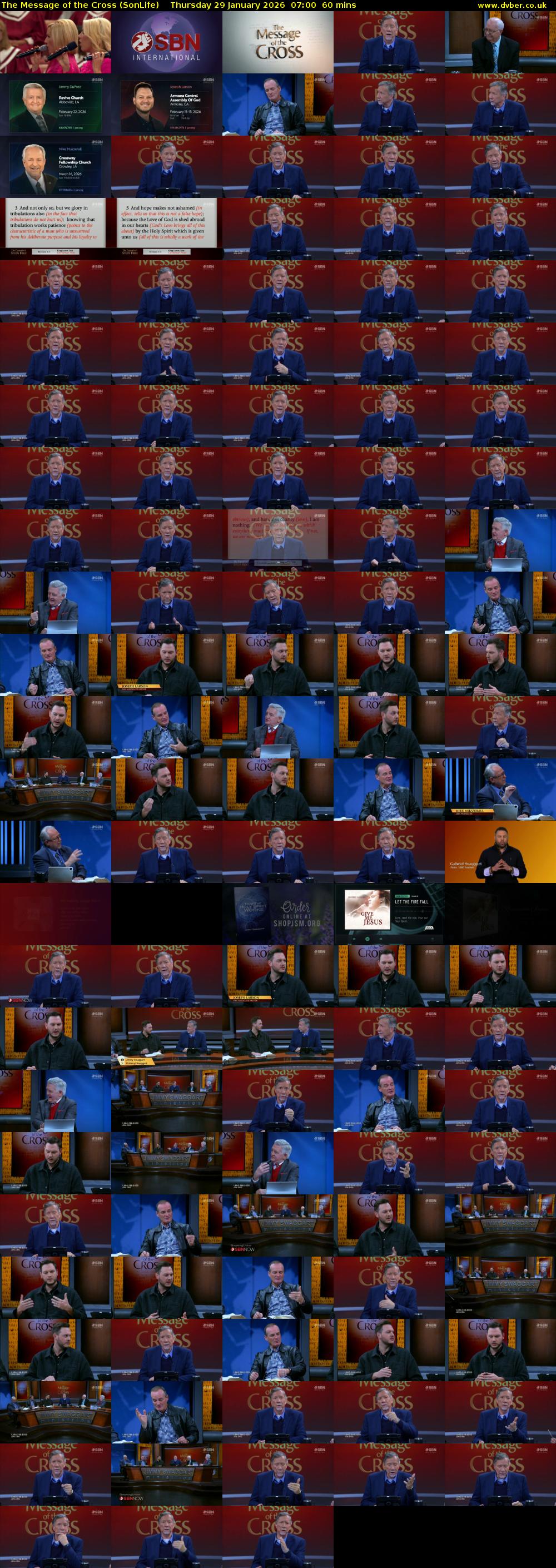 The Message of the Cross (SonLife) Thursday 29 January 2026 07:00 - 08:00