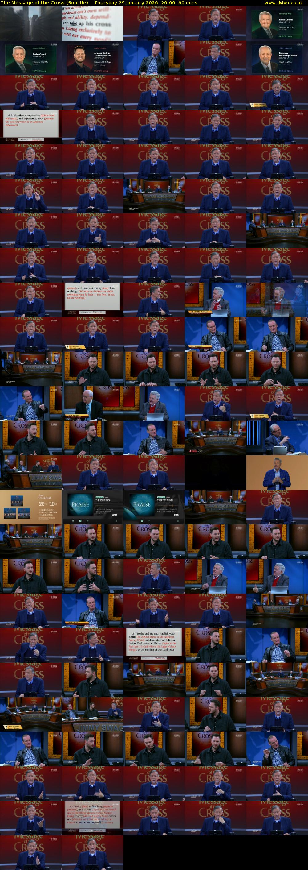 The Message of the Cross (SonLife) Thursday 29 January 2026 20:00 - 21:00