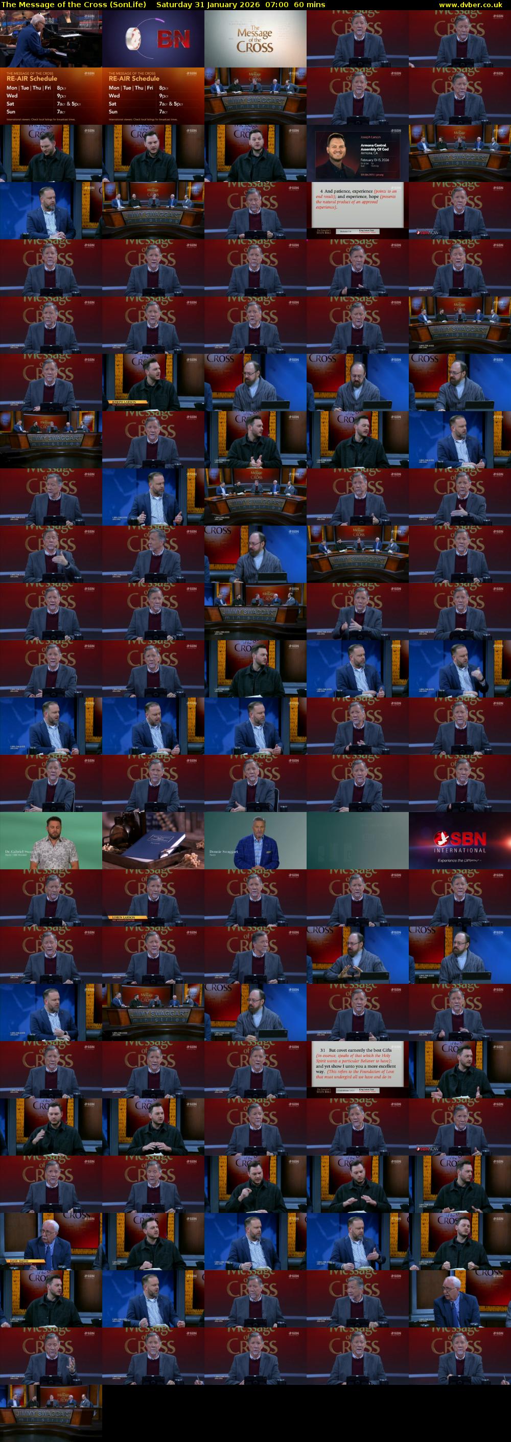 The Message of the Cross (SonLife) Saturday 31 January 2026 07:00 - 08:00