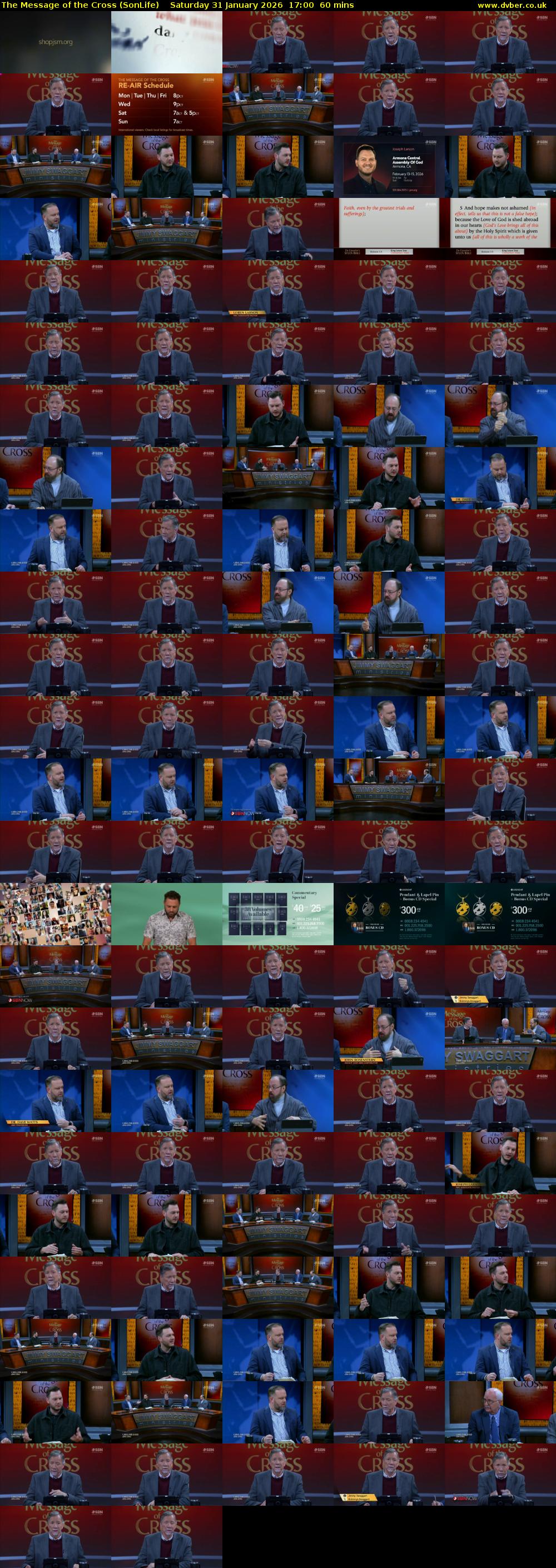 The Message of the Cross (SonLife) Saturday 31 January 2026 17:00 - 18:00