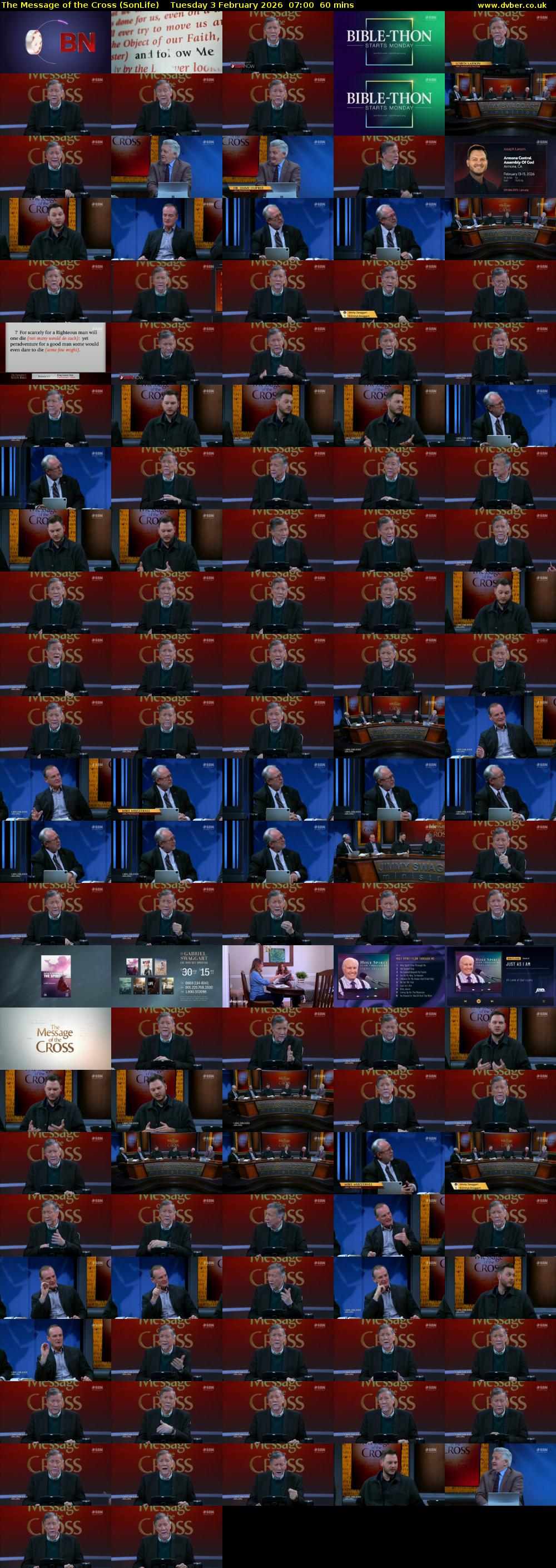 The Message of the Cross (SonLife) Tuesday 3 February 2026 07:00 - 08:00