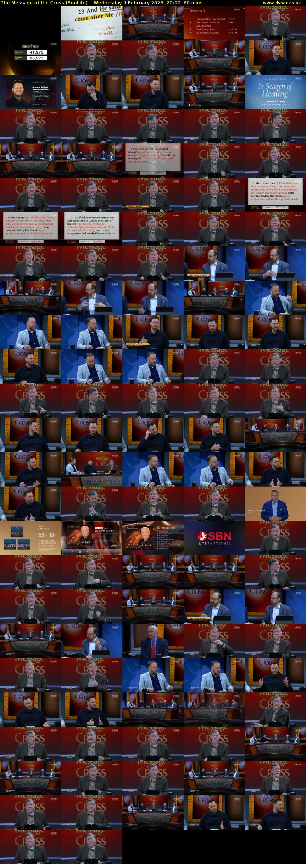 The Message of the Cross (SonLife) Wednesday 4 February 2026 20:00 - 21:00