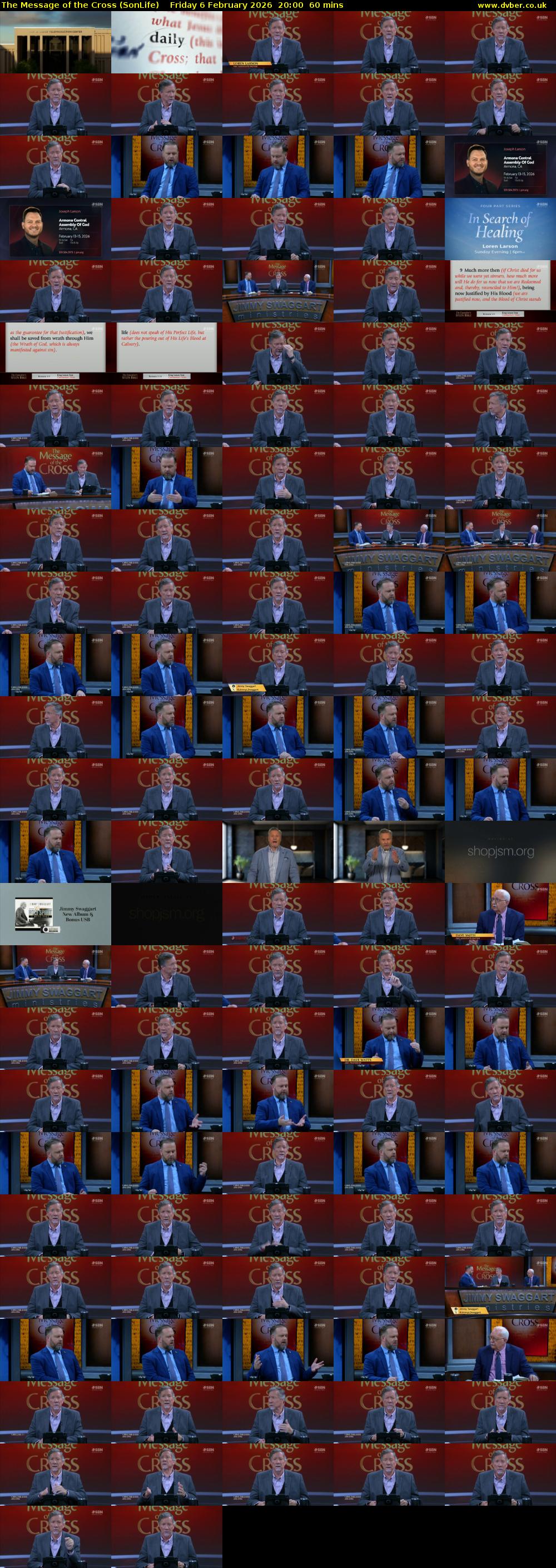 The Message of the Cross (SonLife) Friday 6 February 2026 20:00 - 21:00