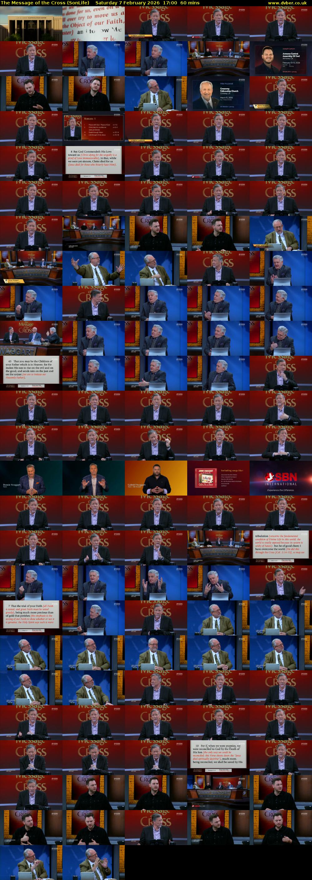 The Message of the Cross (SonLife) Saturday 7 February 2026 17:00 - 18:00