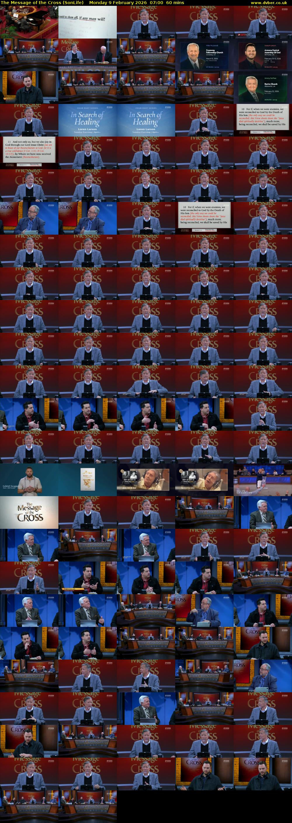 The Message of the Cross (SonLife) Monday 9 February 2026 07:00 - 08:00