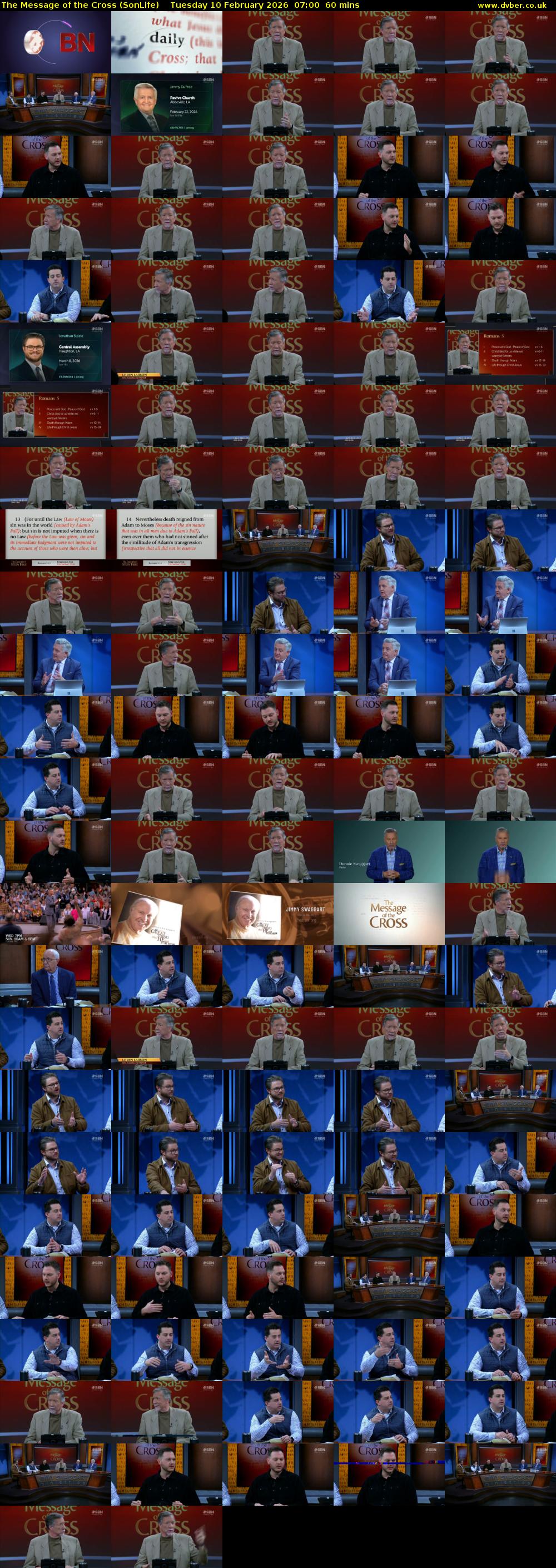 The Message of the Cross (SonLife) Tuesday 10 February 2026 07:00 - 08:00