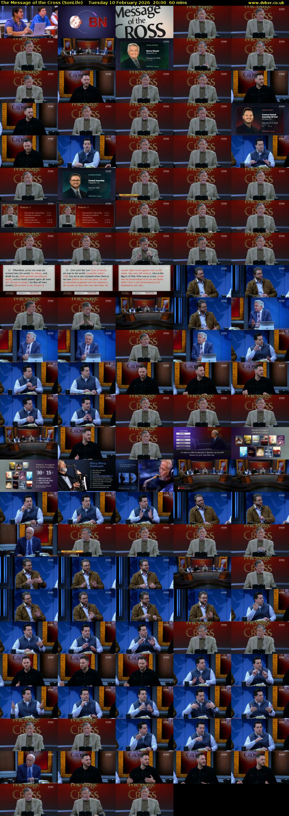 The Message of the Cross (SonLife) Tuesday 10 February 2026 20:00 - 21:00