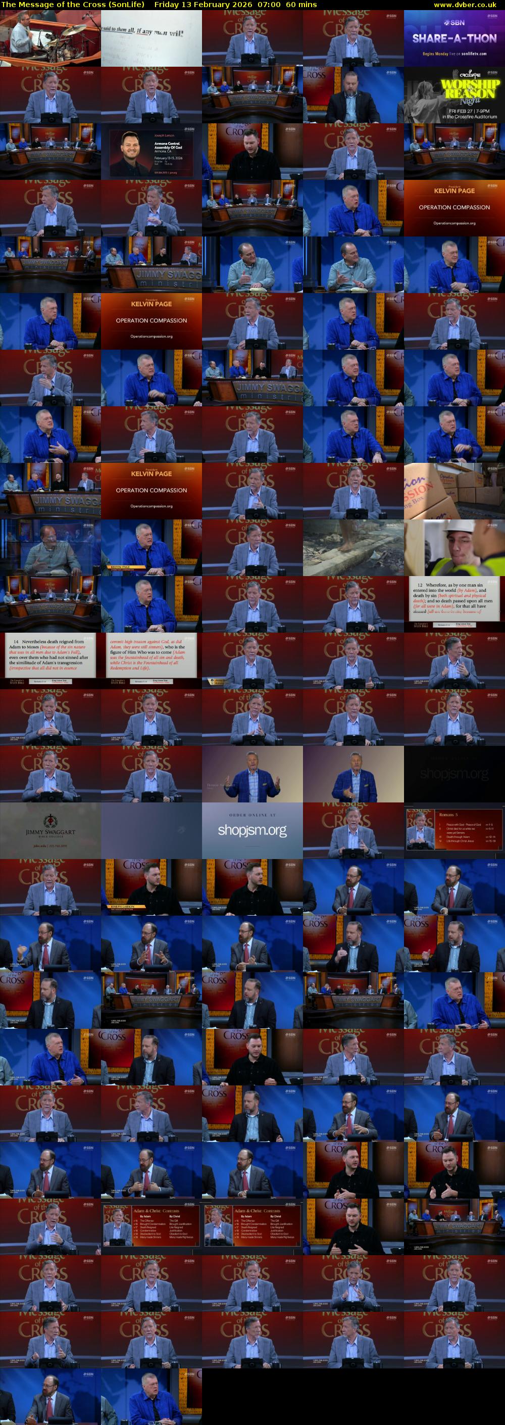 The Message of the Cross (SonLife) Friday 13 February 2026 07:00 - 08:00