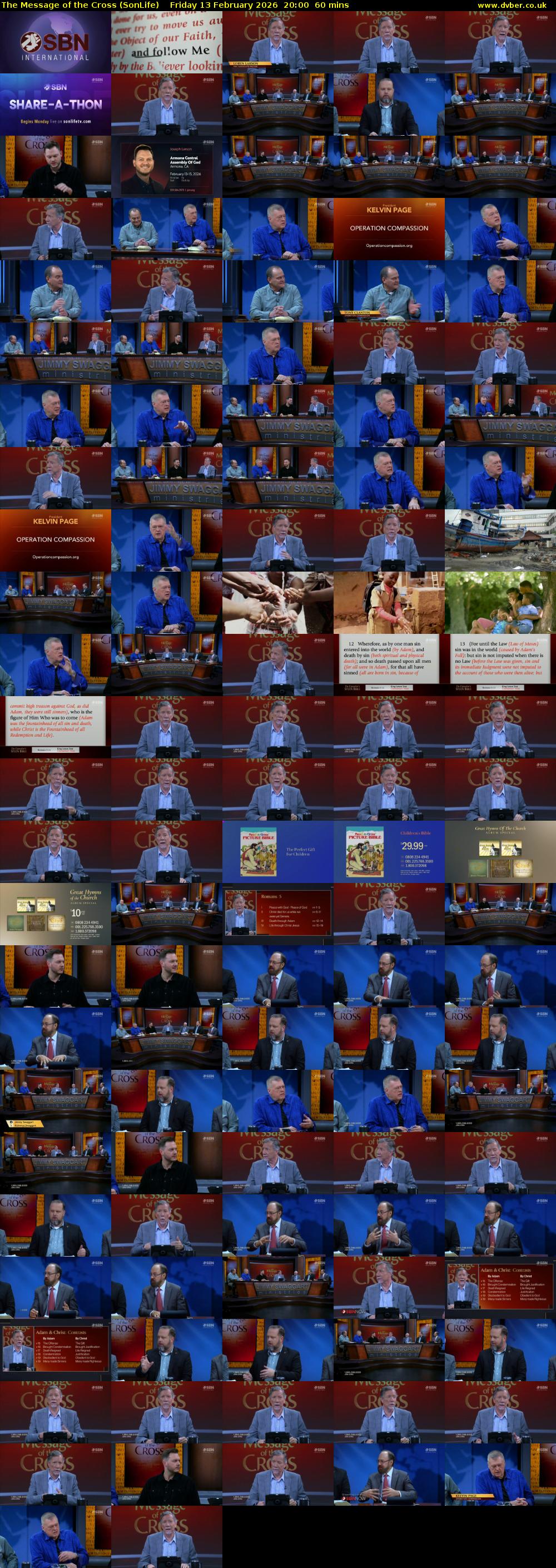 The Message of the Cross (SonLife) Friday 13 February 2026 20:00 - 21:00