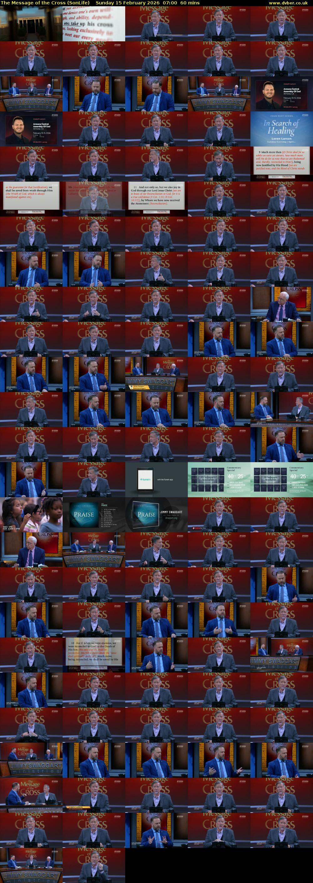 The Message of the Cross (SonLife) Sunday 15 February 2026 07:00 - 08:00