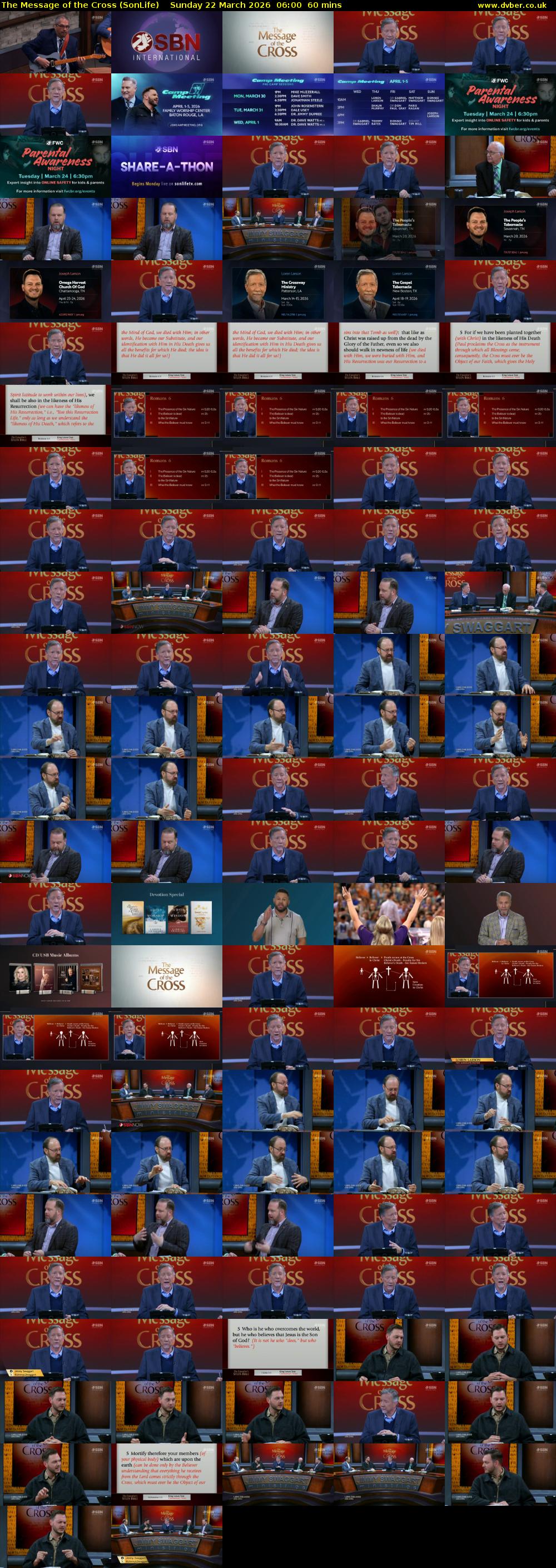 The Message of the Cross (SonLife) Sunday 22 March 2026 06:00 - 07:00