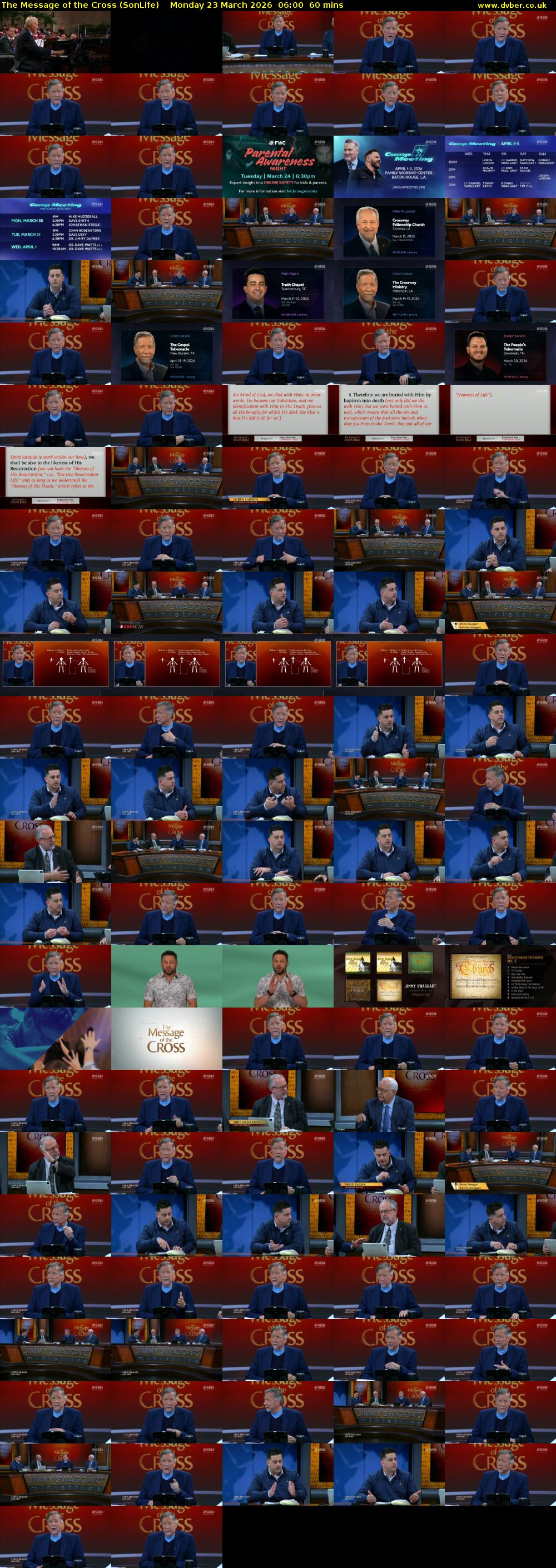 The Message of the Cross (SonLife) Monday 23 March 2026 06:00 - 07:00