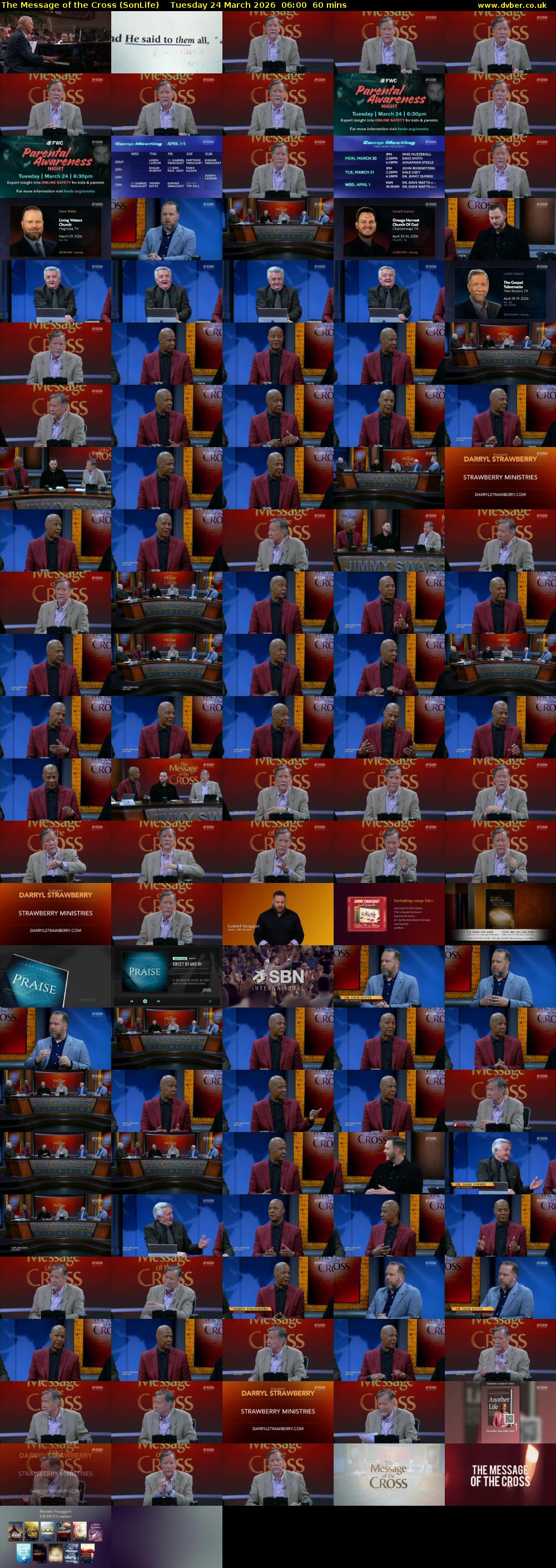 The Message of the Cross (SonLife) Tuesday 24 March 2026 06:00 - 07:00