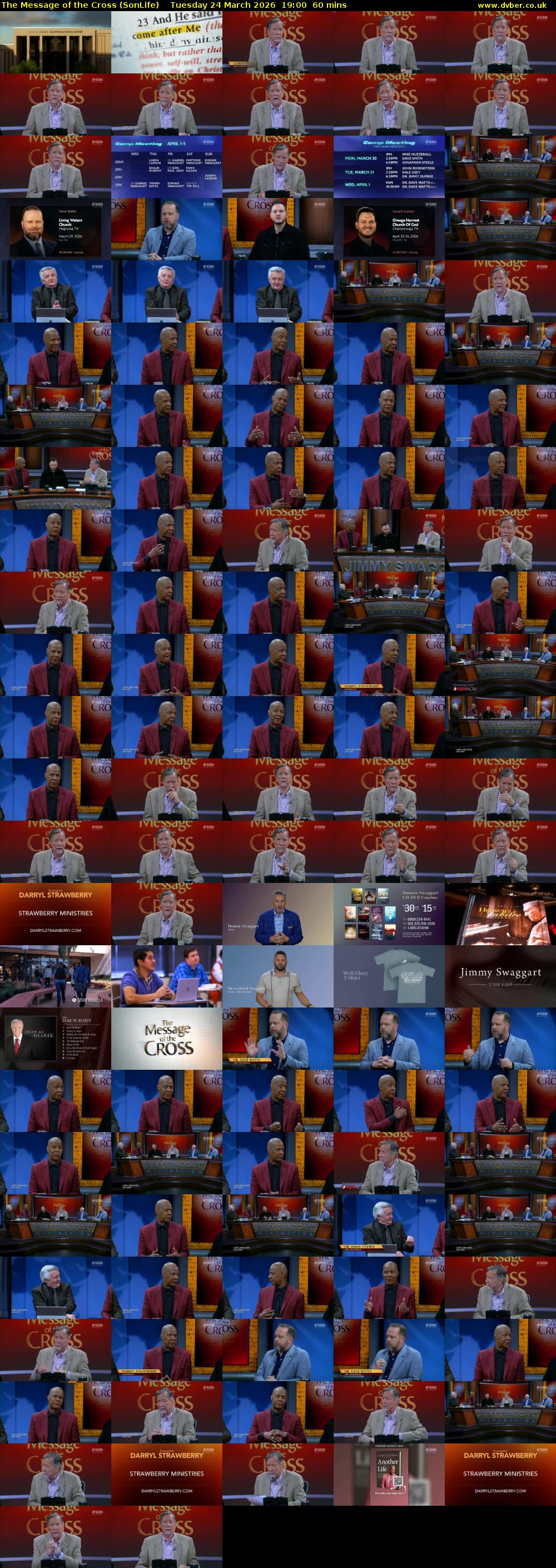 The Message of the Cross (SonLife) Tuesday 24 March 2026 19:00 - 20:00