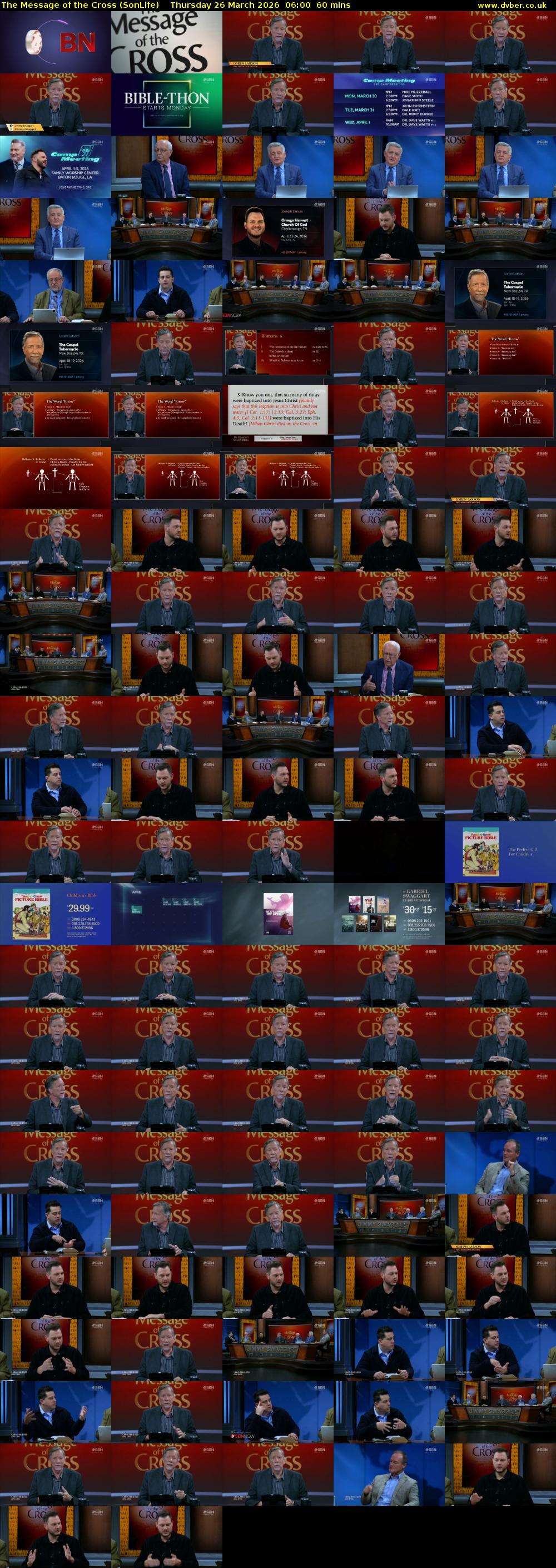 The Message of the Cross (SonLife) Thursday 26 March 2026 06:00 - 07:00