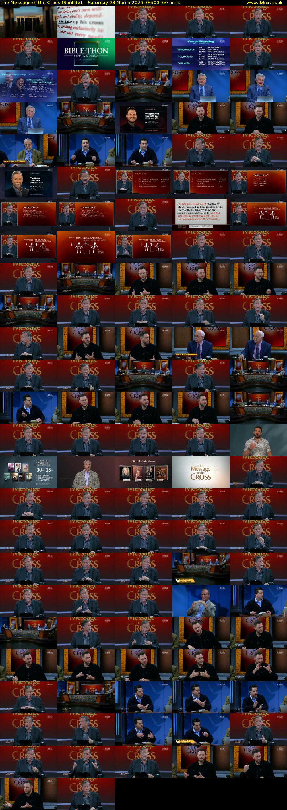 The Message of the Cross (SonLife) Saturday 28 March 2026 06:00 - 07:00