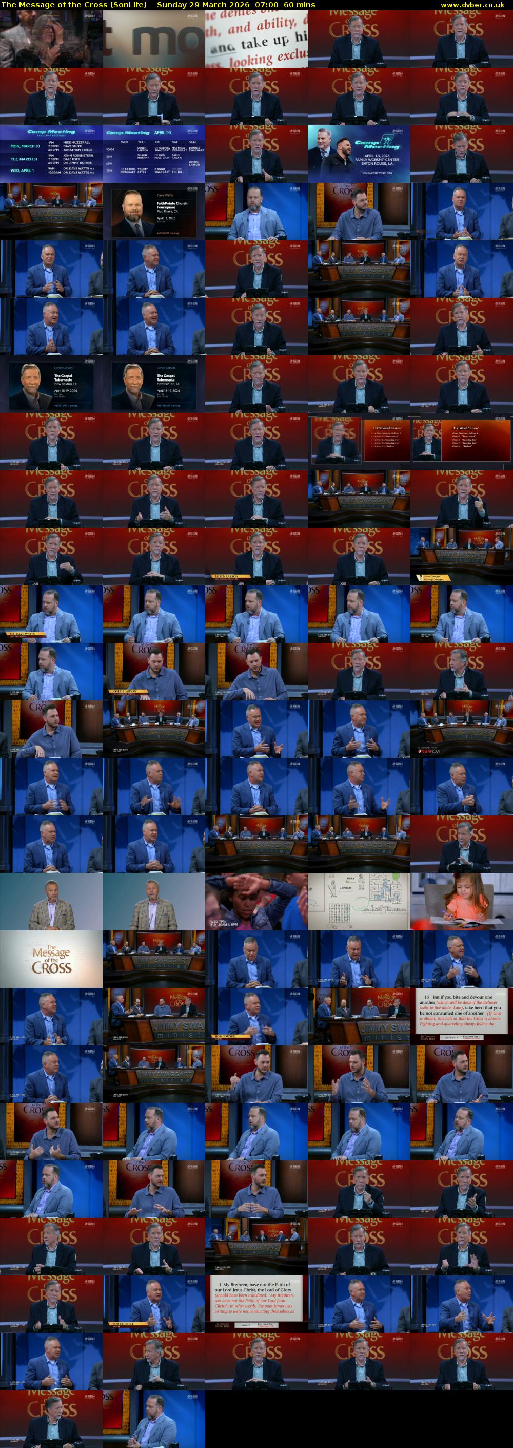 The Message of the Cross (SonLife) Sunday 29 March 2026 07:00 - 08:00