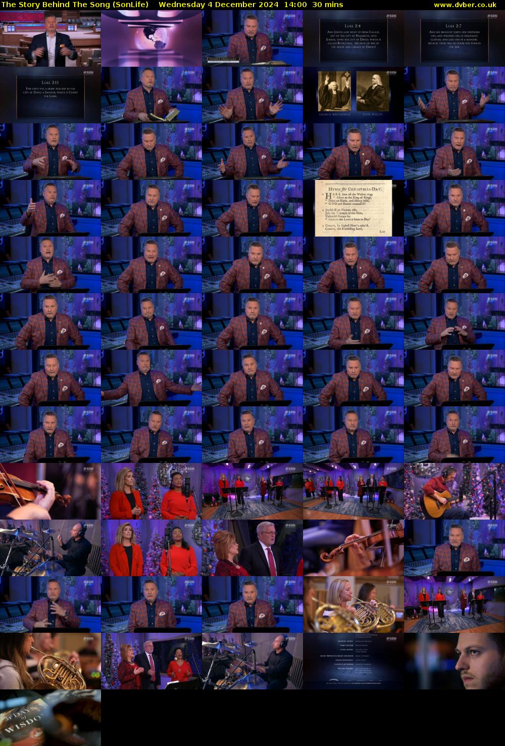 The Story Behind The Song (SonLife) Wednesday 4 December 2024 14:00 - 14:30