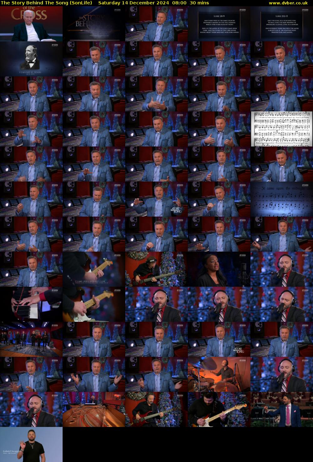 The Story Behind The Song (SonLife) Saturday 14 December 2024 08:00 - 08:30