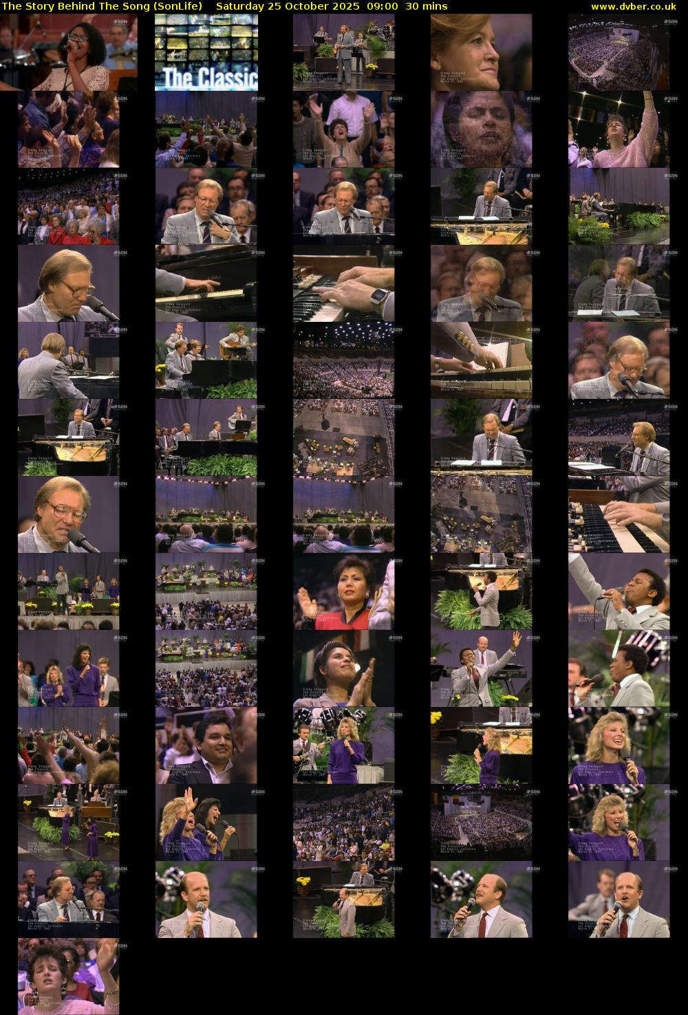 The Story Behind The Song (SonLife) Saturday 25 October 2025 09:00 - 09:30