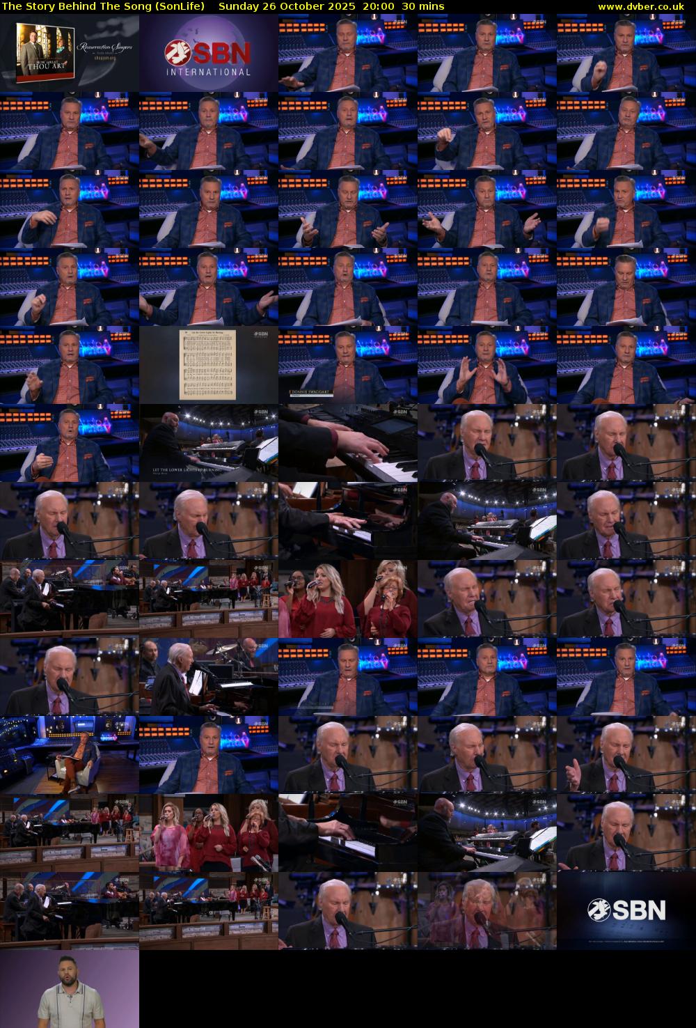 The Story Behind The Song (SonLife) Sunday 26 October 2025 20:00 - 20:30