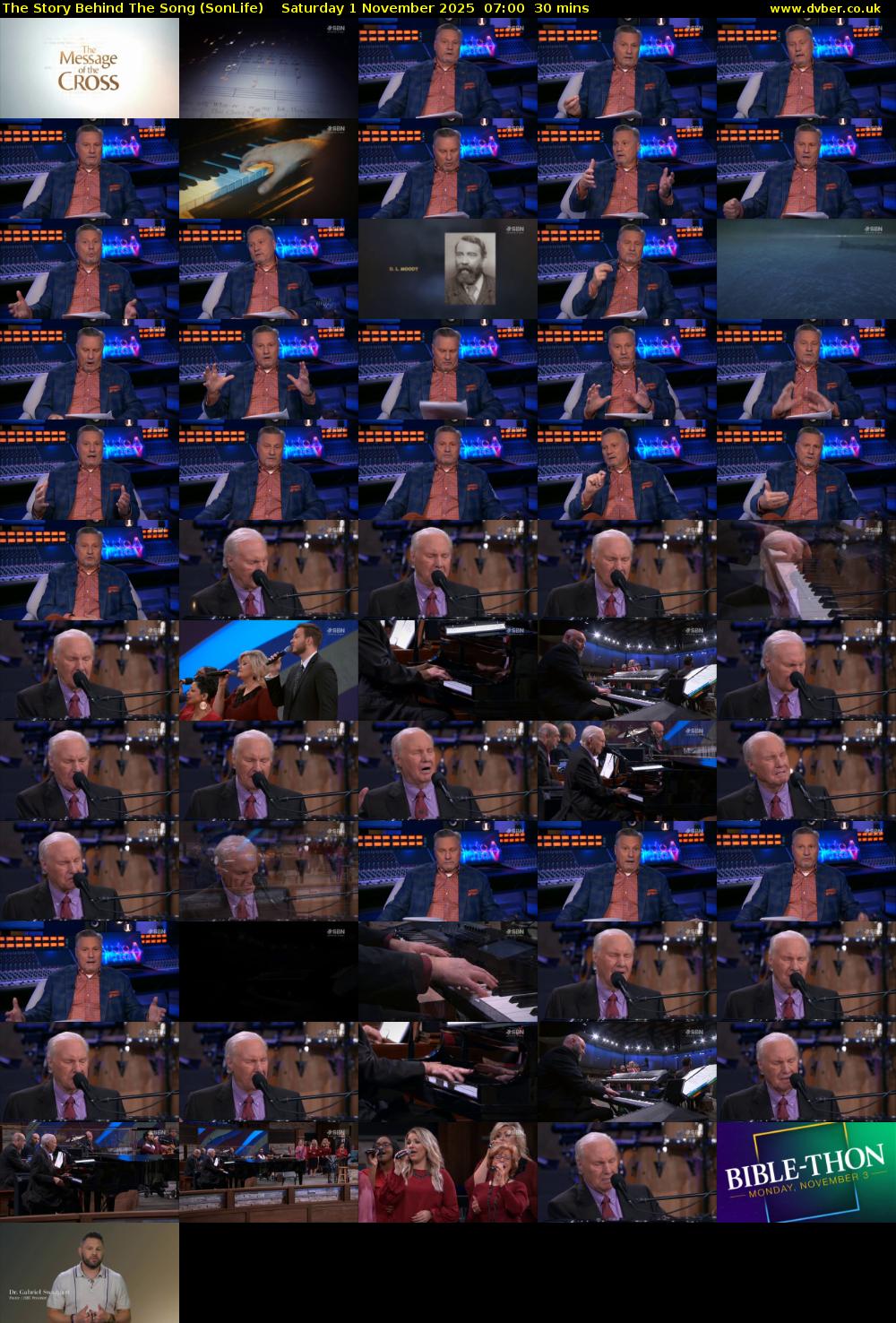 The Story Behind The Song (SonLife) Saturday 1 November 2025 07:00 - 07:30