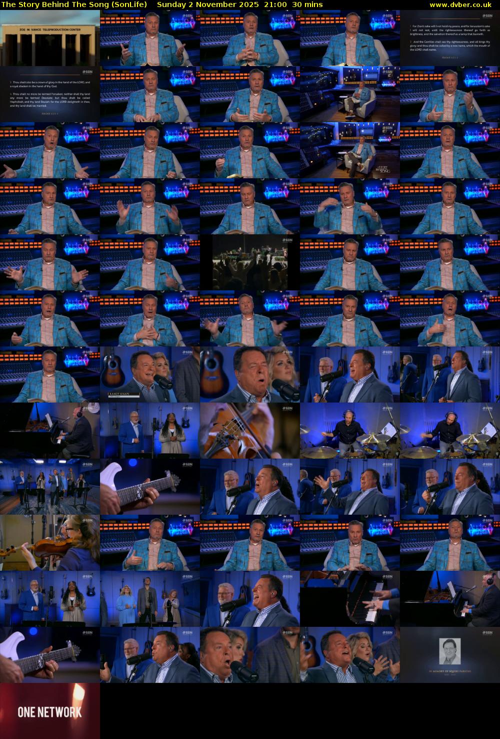 The Story Behind The Song (SonLife) Sunday 2 November 2025 21:00 - 21:30