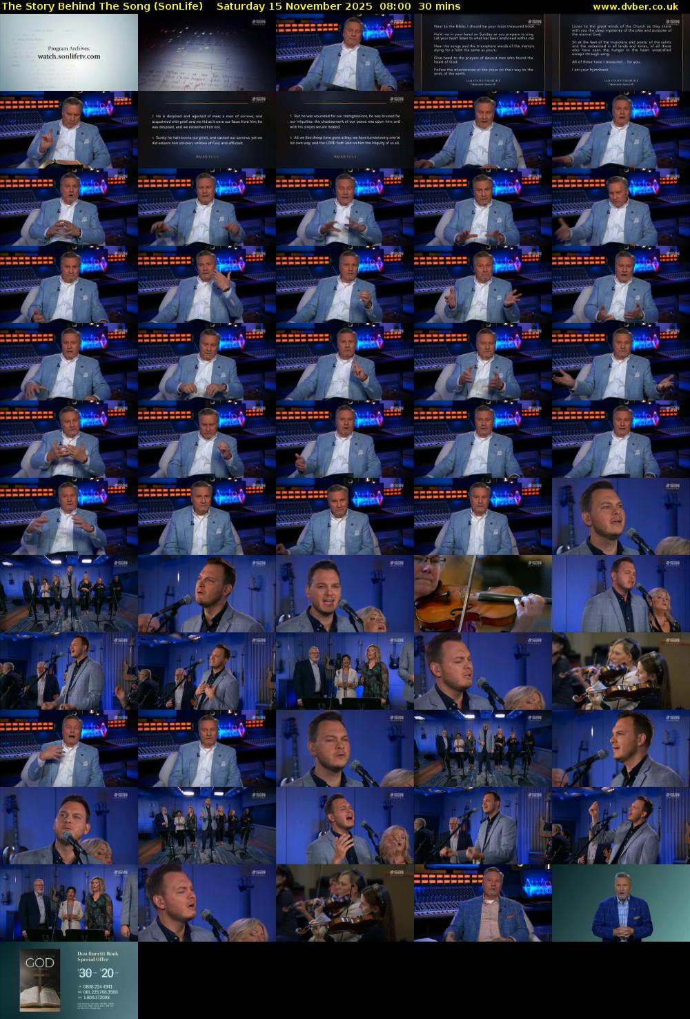 The Story Behind The Song (SonLife) Saturday 15 November 2025 08:00 - 08:30