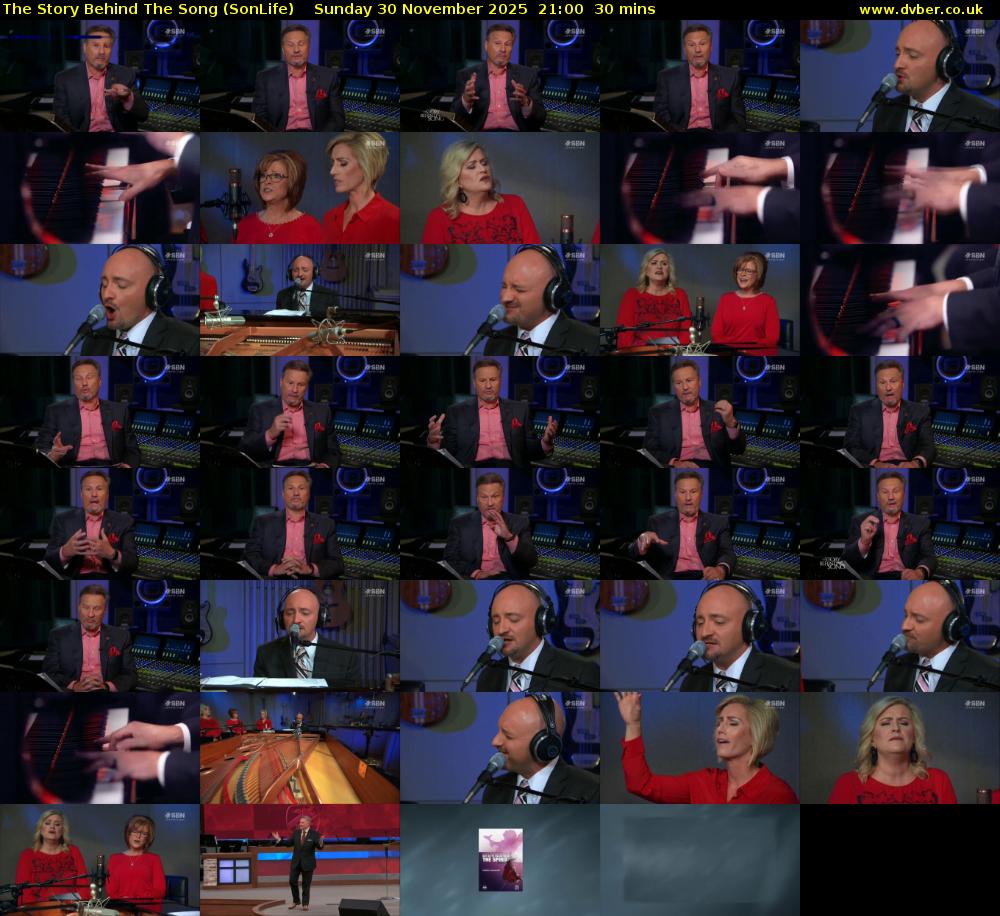 The Story Behind The Song (SonLife) Sunday 30 November 2025 21:00 - 21:30