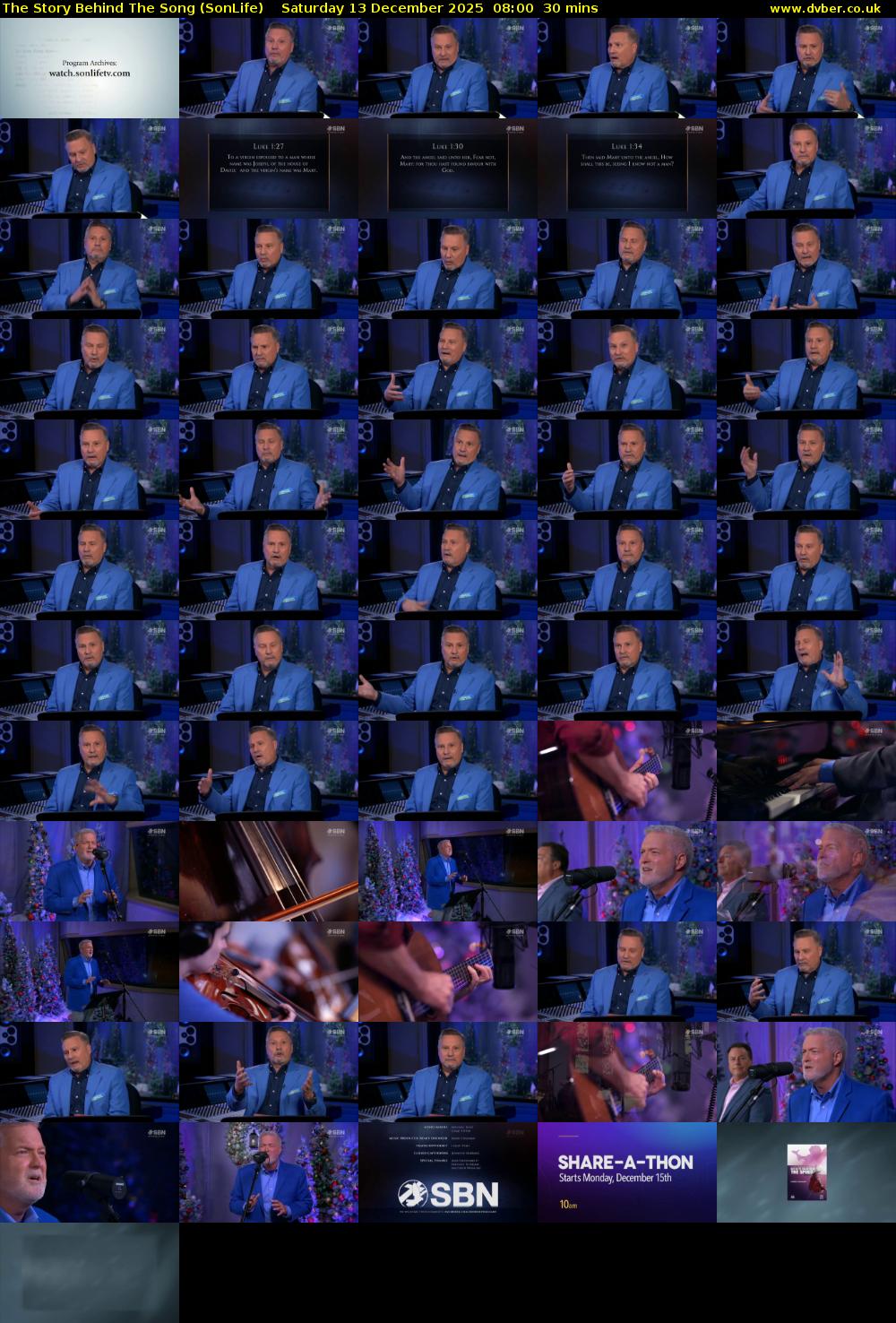 The Story Behind The Song (SonLife) Saturday 13 December 2025 08:00 - 08:30