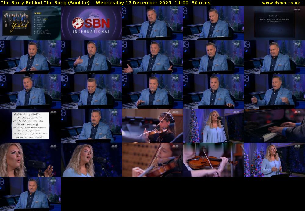 The Story Behind The Song (SonLife) Wednesday 17 December 2025 14:00 - 14:30