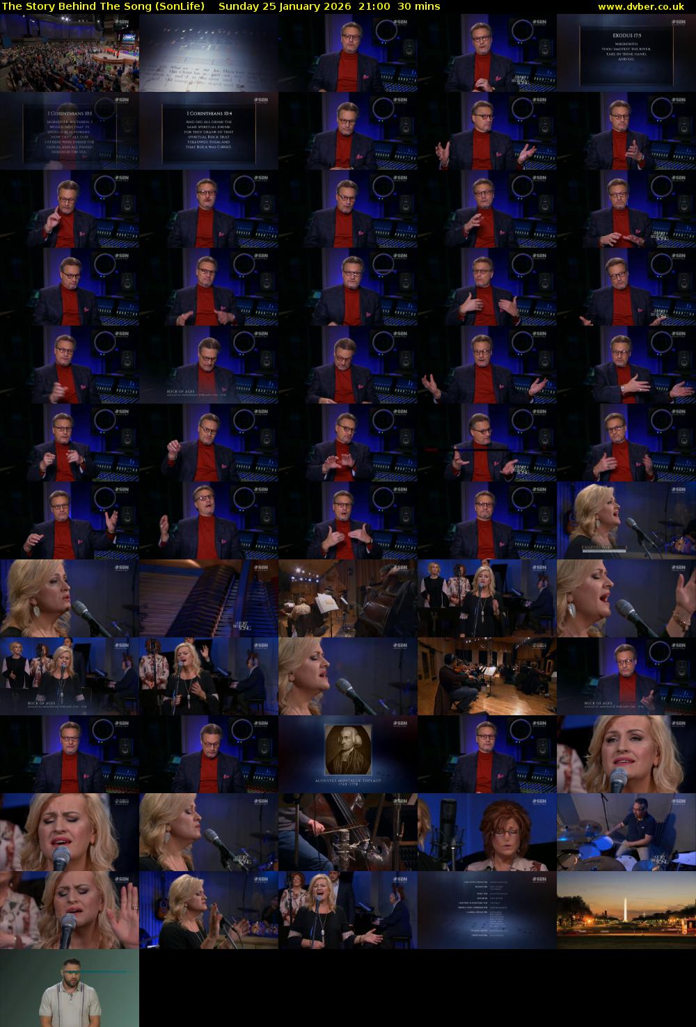 The Story Behind The Song (SonLife) Sunday 25 January 2026 21:00 - 21:30