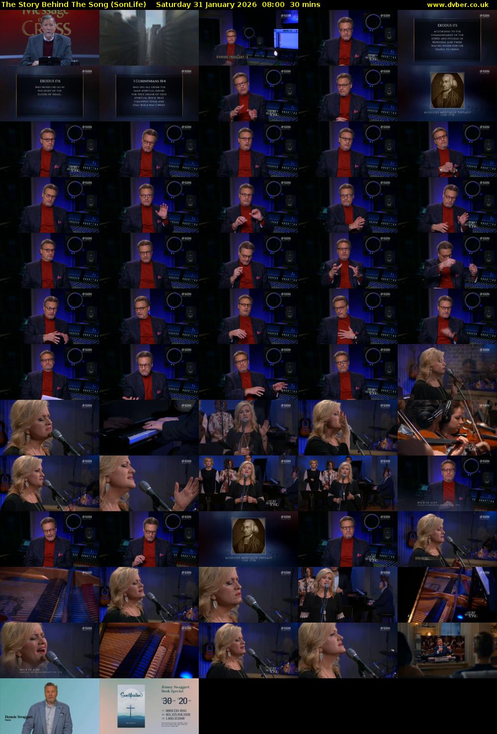 The Story Behind The Song (SonLife) Saturday 31 January 2026 08:00 - 08:30