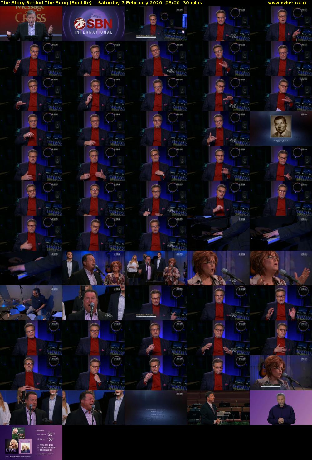 The Story Behind The Song (SonLife) Saturday 7 February 2026 08:00 - 08:30