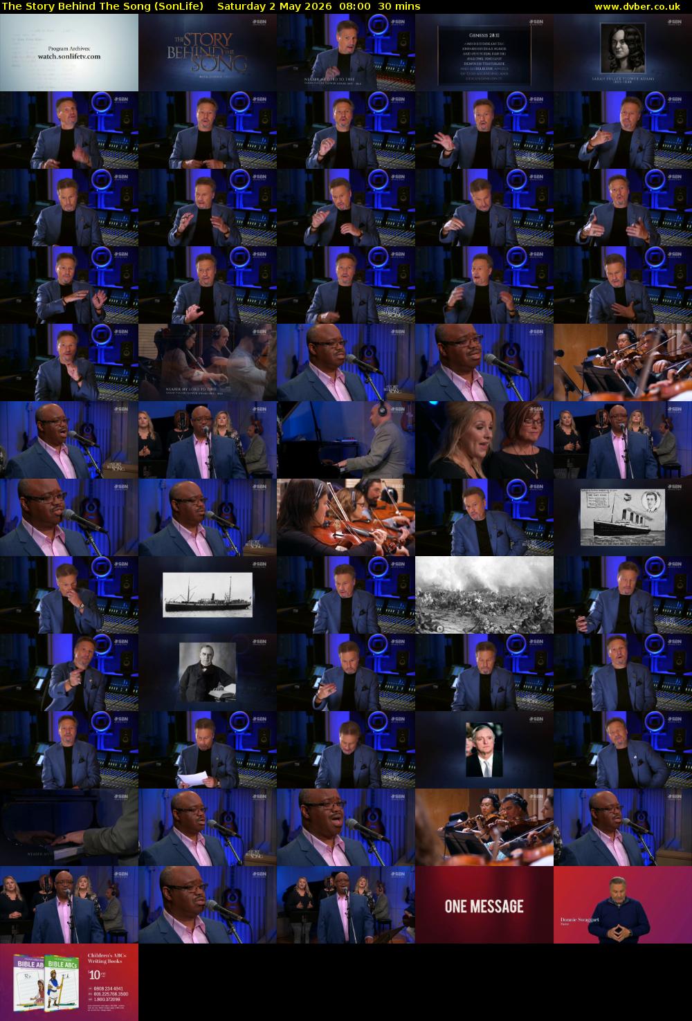 The Story Behind The Song (SonLife) Saturday 2 May 2026 08:00 - 08:30