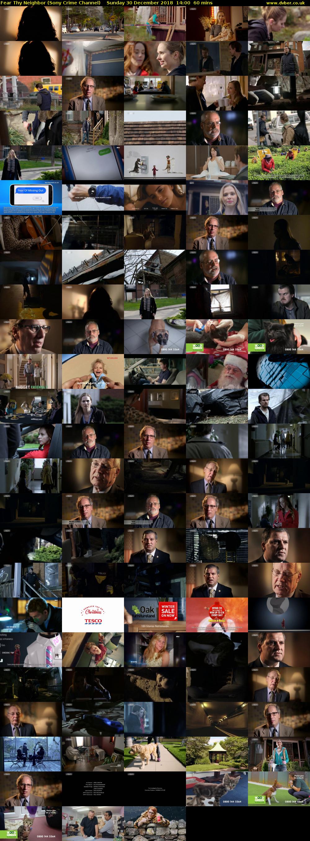 Fear Thy Neighbor (Sony Crime Channel) Sunday 30 December 2018 14:00 - 15:00