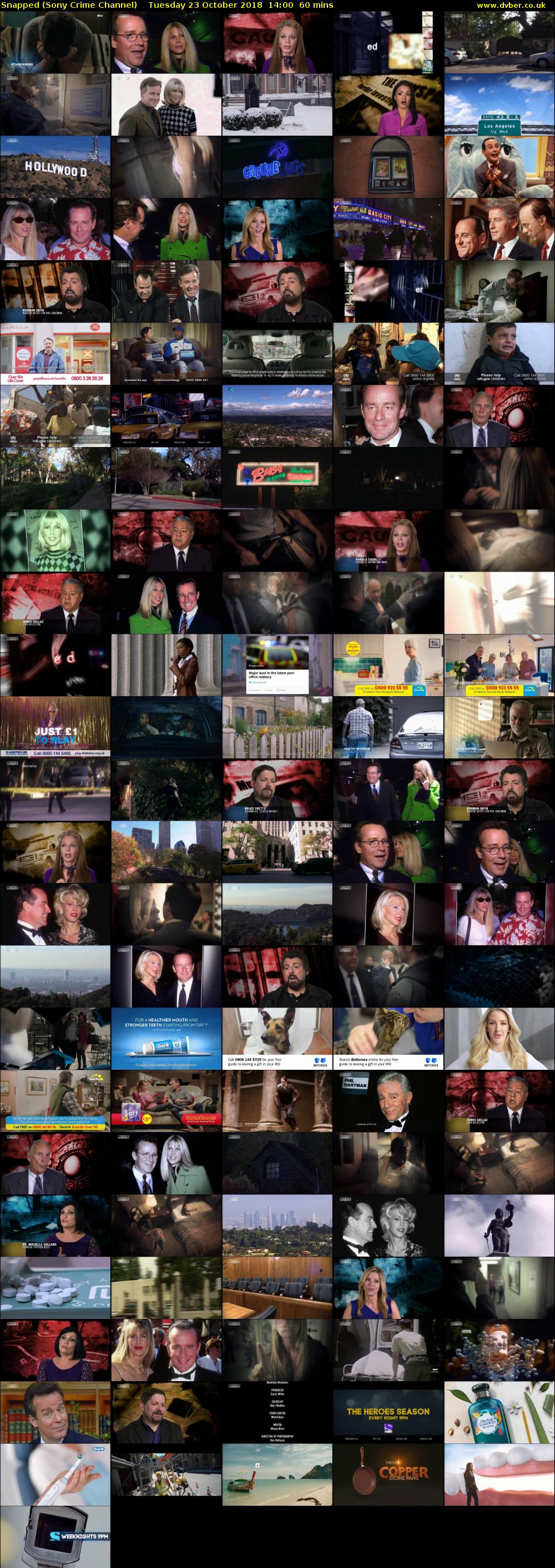 Snapped (Sony Crime Channel) Tuesday 23 October 2018 14:00 - 15:00